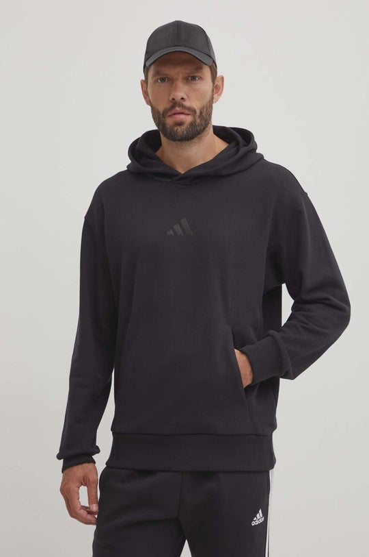 AA-J25 (Adidas all szn french terry hooded sweatshirt black) 82495630