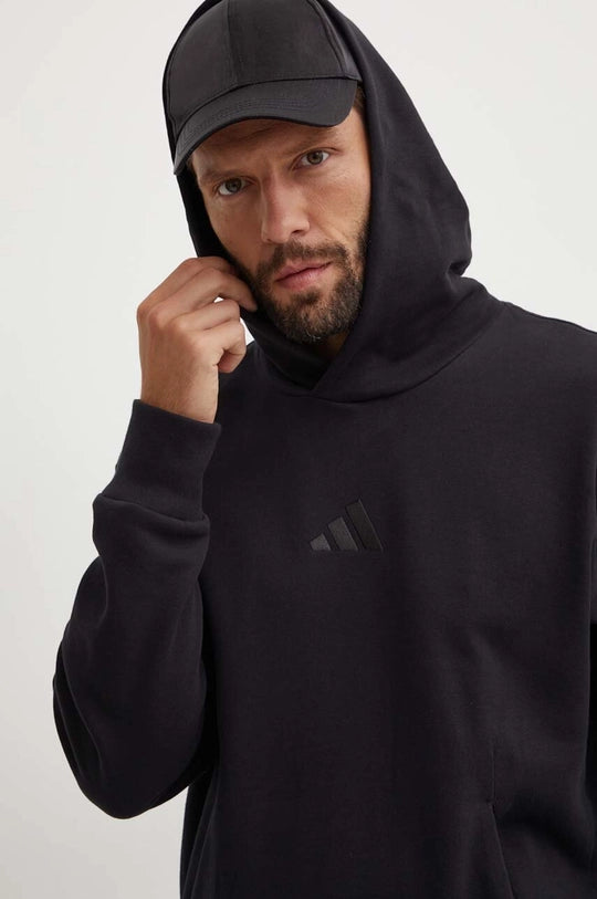 AA-J25 (Adidas all szn french terry hooded sweatshirt black) 82495630