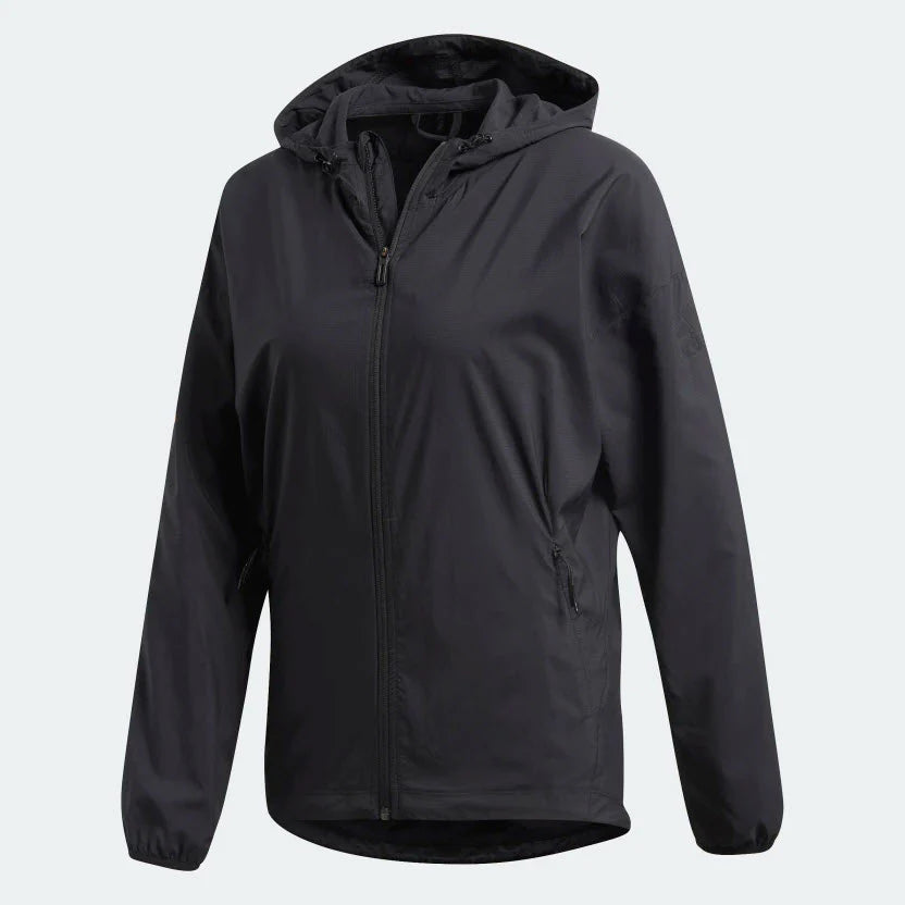 AA-L2 (Adidas woven cover up jacket black) 81896140 ADIDAS