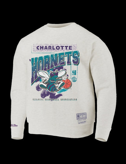 MNA-B36 (Mitchell and ness brush off 2.0 crew hornets white marle bros) 42496087