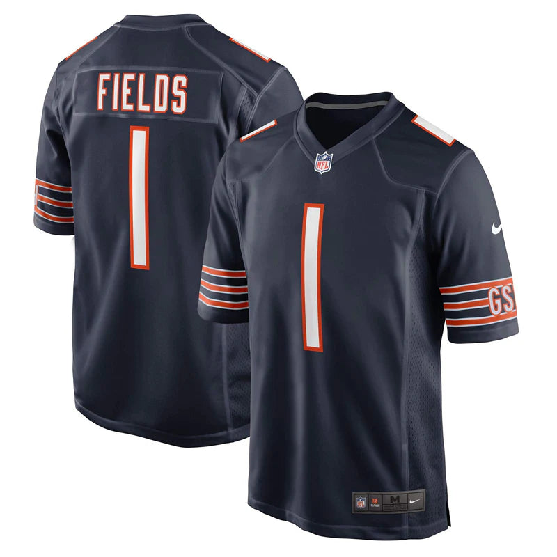 NA-A48 (Nike Chicago Bears Fields 1 Home Jersey Marine) 102598261