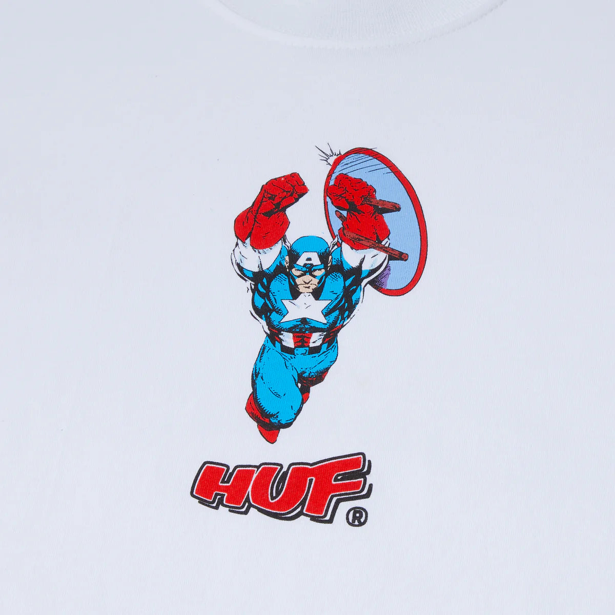 HFA-E (Huf x avengers cap no cap short sleeve tee white) 112393476