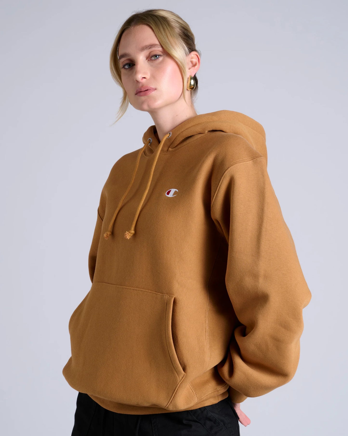 CA-J14 (Champion lifestyle reverse weave hoodie briefly brown) 82594782