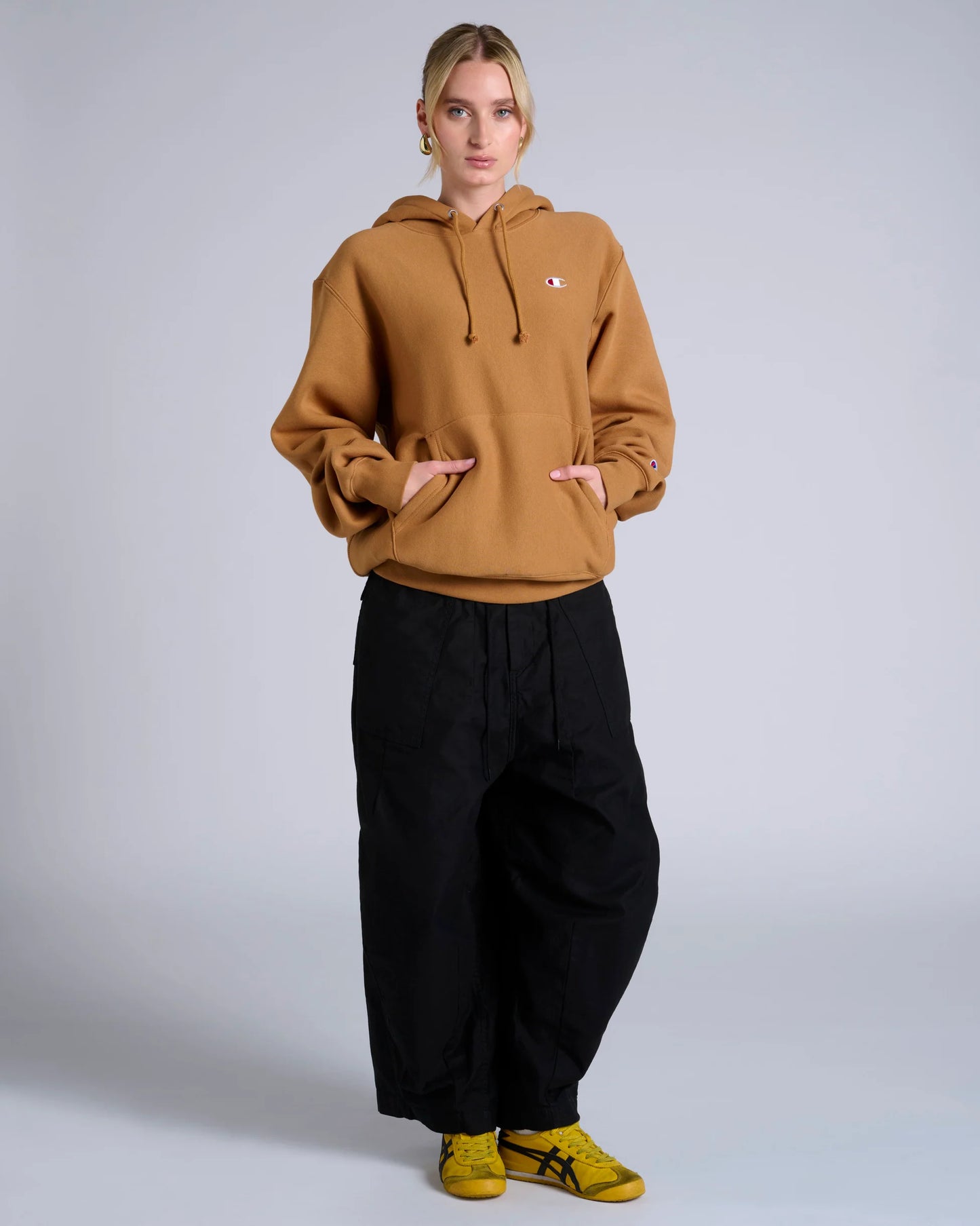 CA-J14 (Champion lifestyle reverse weave hoodie briefly brown) 82594782