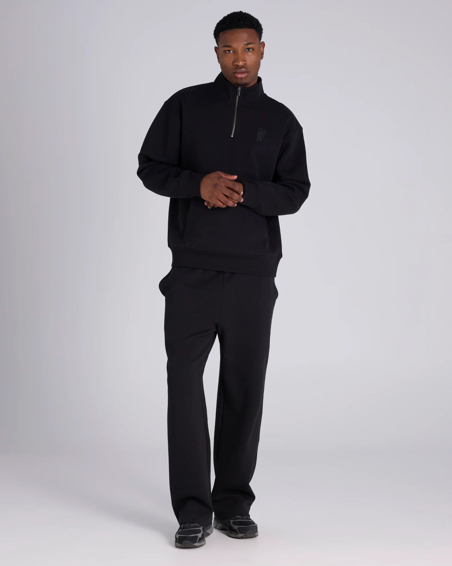 CA-U14 (Champion rochester base quarter zip black) 42694431