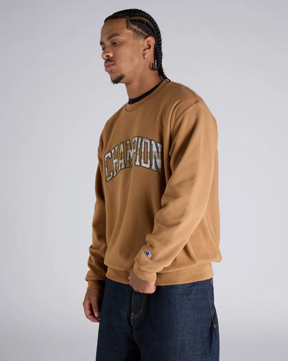 CA-L14 (Champion reverse weave patch gfx crew briefly brown) 82595217