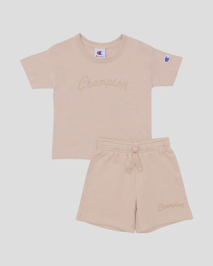 CA-R14 (Champion legend toddler tee and shorts set champange frost) 32692215