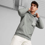 PA-V8 (Puma essentials + logo lab fleece hoodie medium grey) 923950000 PUMA
