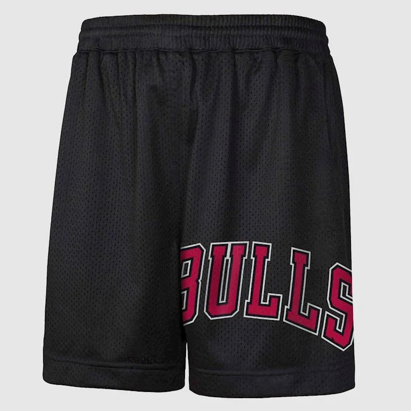 NBAA-L5 (Nba essentials hedley mesh short bull black) 82495000