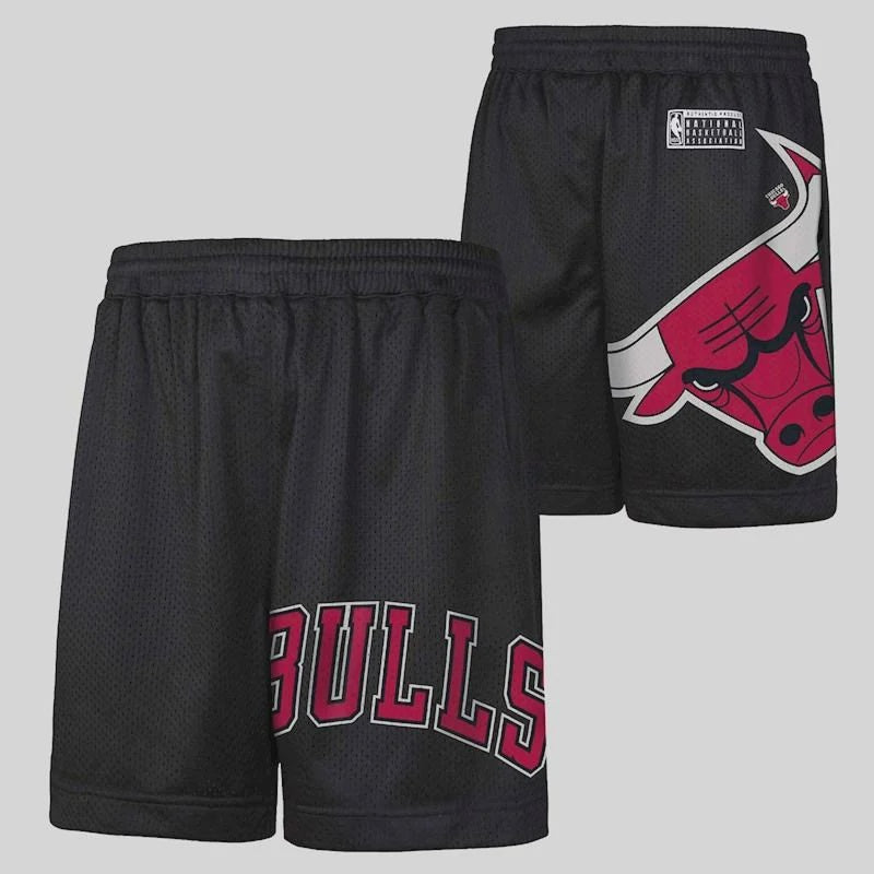 NBAA-L5 (Nba essentials hedley mesh short bull black) 82495000