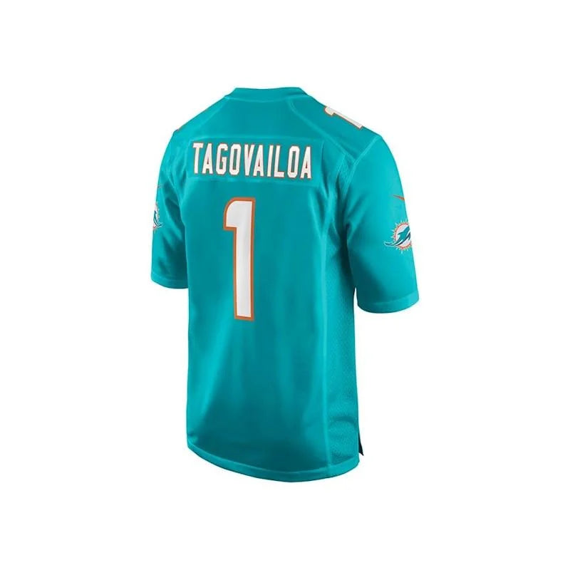 NA-I44 (Nike home tua tagovailoa miami dolphins game jersey  turbo green) 122398260