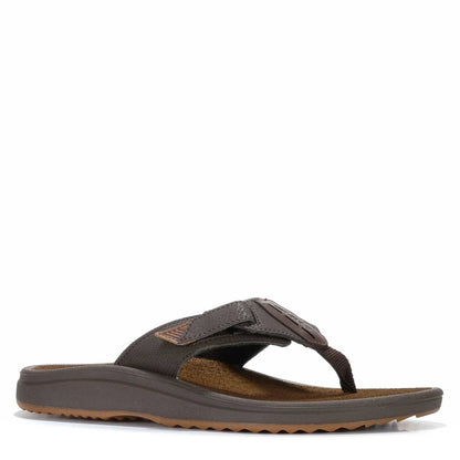 CL-E (Clarks mens brinkley jandal brown) 82695165