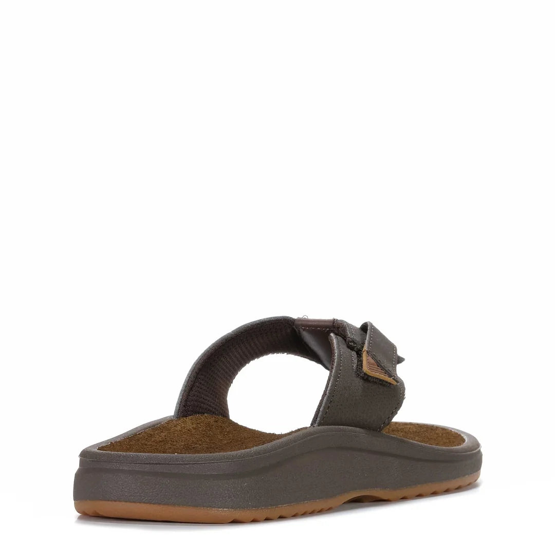 CL-E (Clarks mens brinkley jandal brown) 82695165