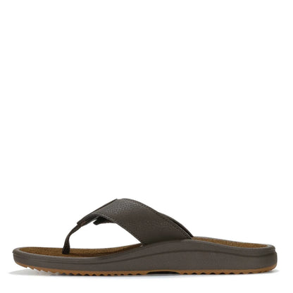 CL-E (Clarks mens brinkley jandal brown) 82695165