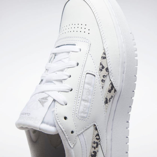 Reebok classic club c cheap double in grey and silver