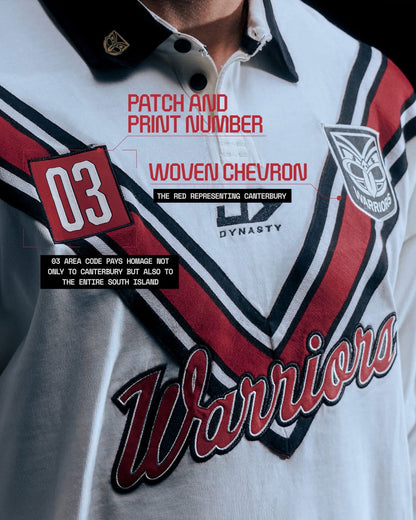 DY-Q4 (Dynasty 2026 Nz warriors mens 03 fauxback traditional polo beige) 52698869