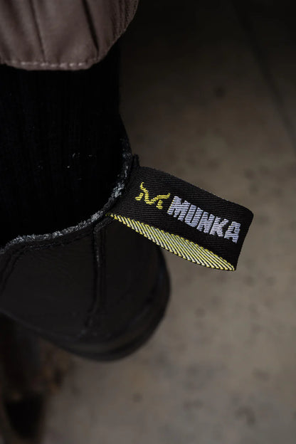 MU-D (Munka bull slip on work boot black) 32693100