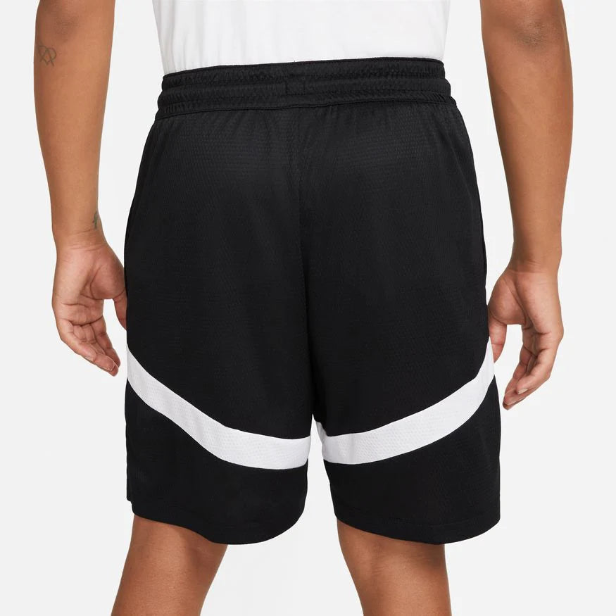 NA-O42 (Nike dri fit icon 8"shorts black/white) 52392813 NIKE