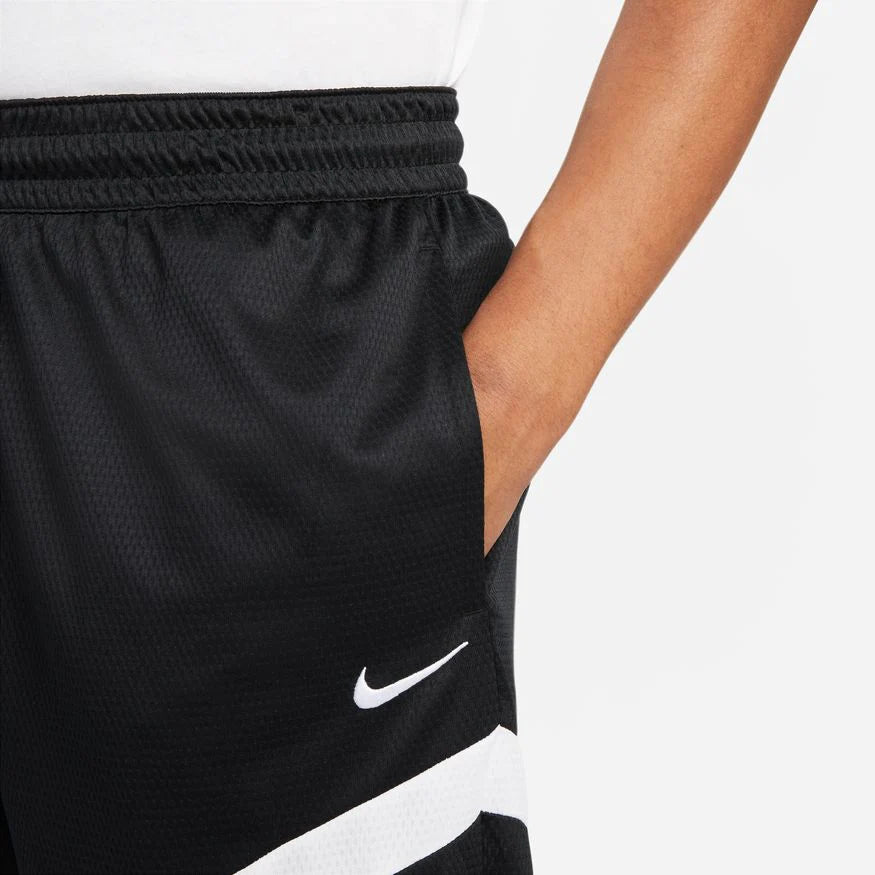 NA-O42 (Nike dri fit icon 8"shorts black/white) 52392813 NIKE