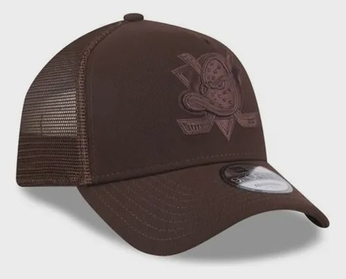 NEC-S70 (New era 940 A frame burnt wood anaheim ducks trucker snapback brown osfm) 122592450