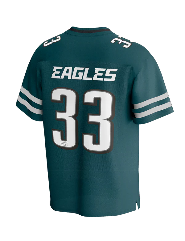 MJA-C14 (Majestic mixed mesh replica eagles  jersey green) 102496087