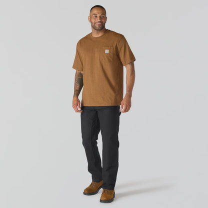 CHA-G9 (Carhartt dearborn relaxed fit heavyweight pocket t-shirt carhartt brown) 82692622