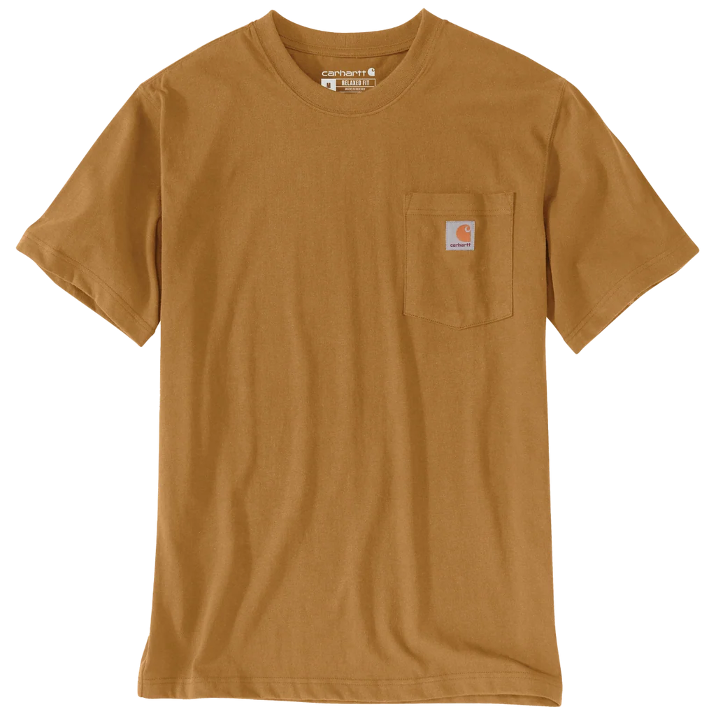 CHA-G9 (Carhartt dearborn relaxed fit heavyweight pocket t-shirt carhartt brown) 82692622