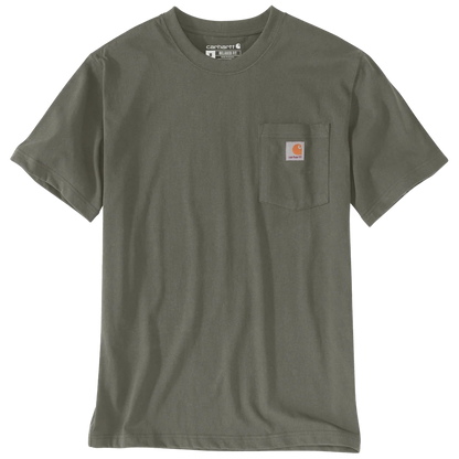 CHA-H9 (Carhartt dearborn relaxed fit heavyweight pocket t-shirt dusty olive) 82692622