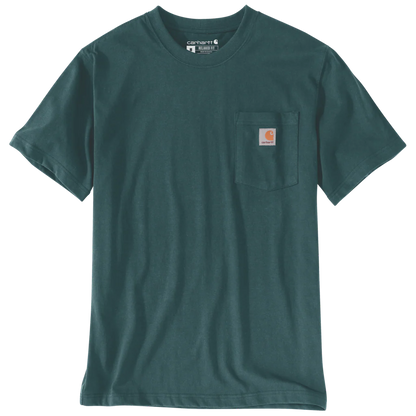 CHA-D9 (Carhartt relaxed fit heavyweight K87 pocket t-shirt greenstone) 102592471