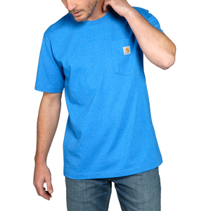 CHA-V5 (Carhartt relaxed fit heavyweight K87 pocket t-shirt marine blue heather) 32492471