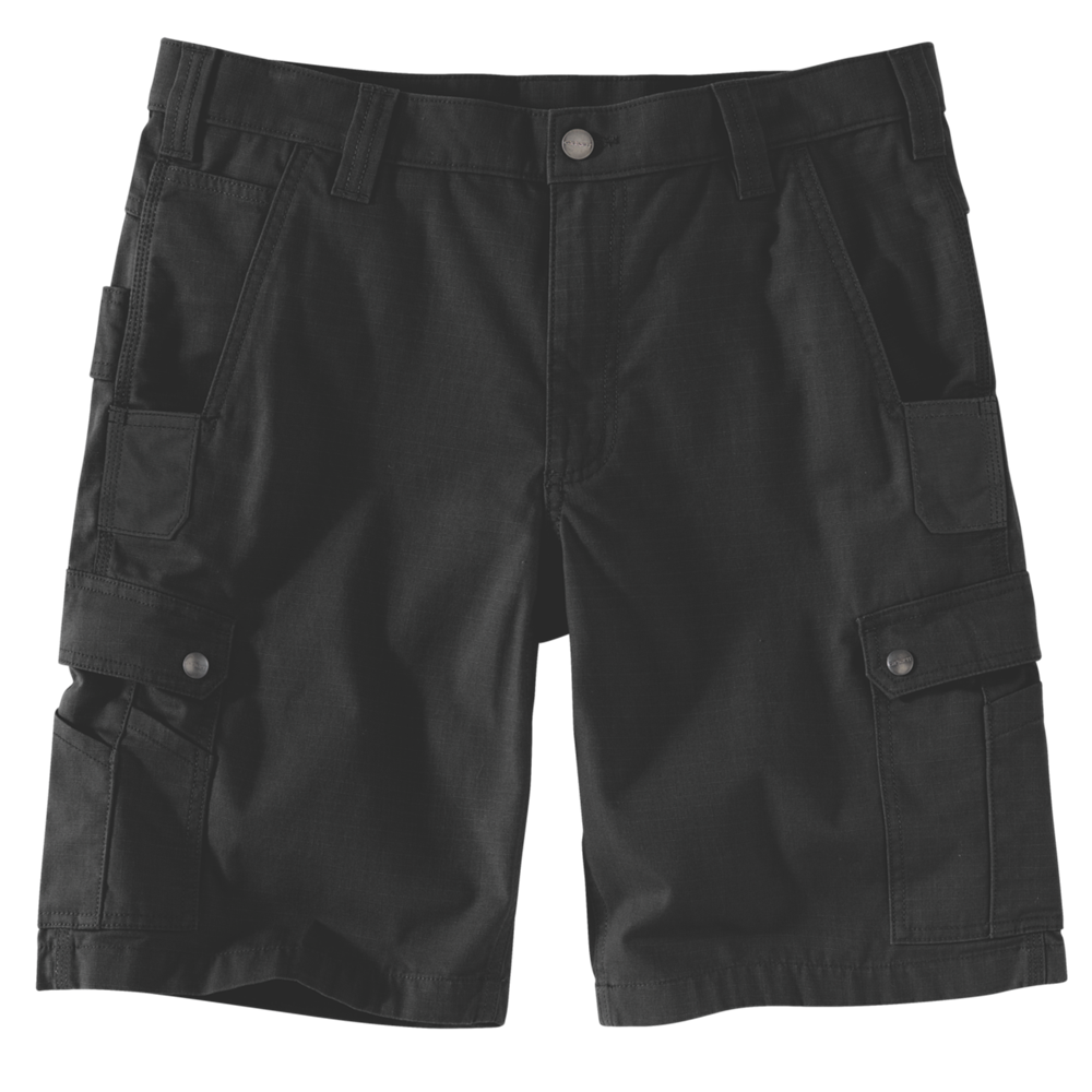 CHA-W4 (Carhartt ripstop relaxed fit cargo work short black) 122396505