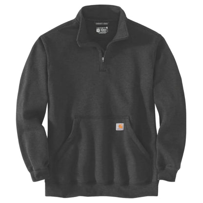 CHA-F7 (Carhartt midweight loose fit quarter zip mock neck sweatshirt carbon heather) 22596305