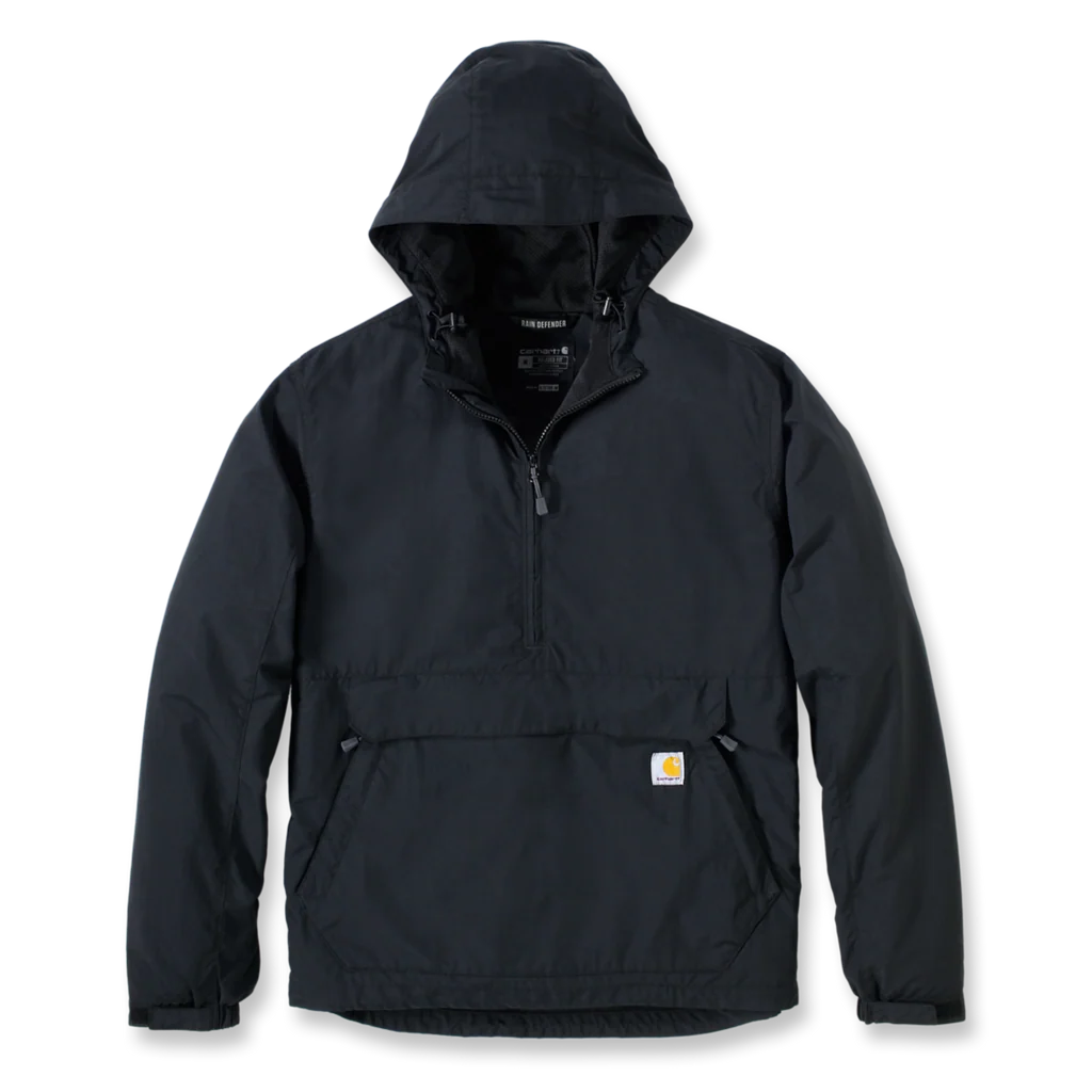 CHA-K10 (Carhartt mens loose fit packable anorak black) 926910083