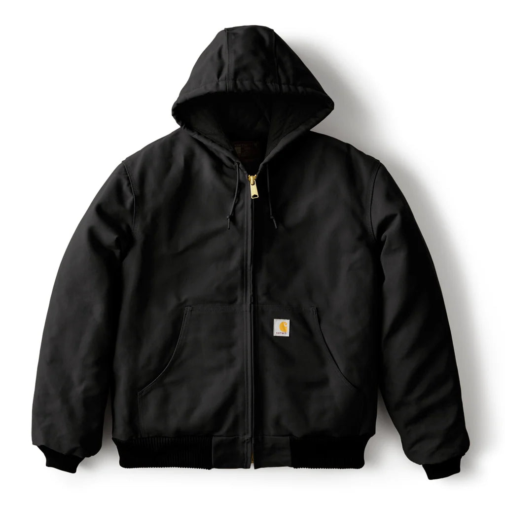 CHA-X9 (Carhartt iconic J140 firm duck active jacket black) 826918913