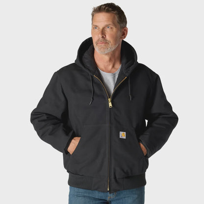 CHA-X9 (Carhartt iconic J140 firm duck active jacket black) 826918913