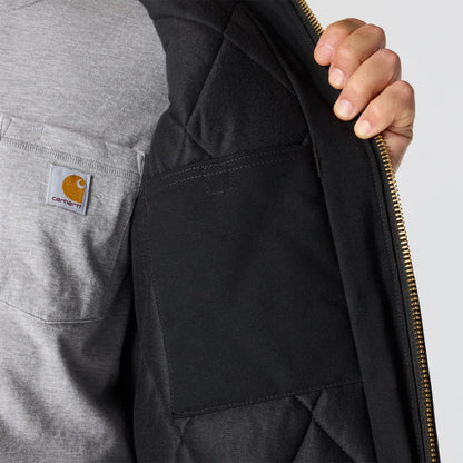CHA-X9 (Carhartt iconic J140 firm duck active jacket black) 826918913
