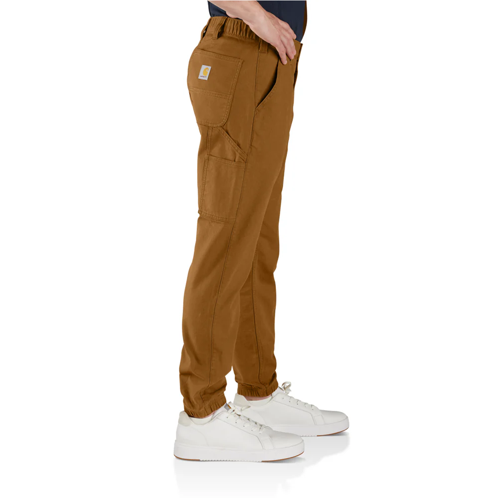 CHA-Q6 (Carhartt rugged flex canvas jogger pant brown) 102498750