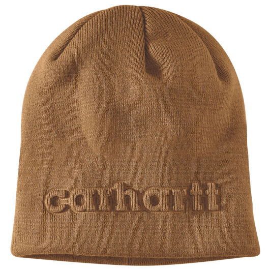 CHA-V8 (Carhartt knit embossed beanie brown) 102592520