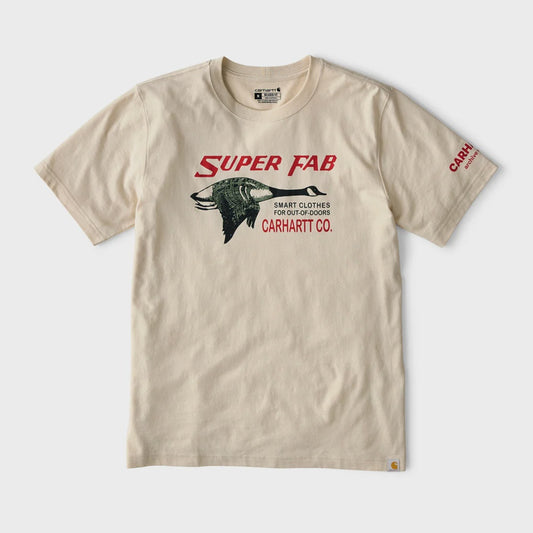 CHA-E9 (Carhartt lightweight relaxed fit fab graphic t-shirt oatmilk) 112593278