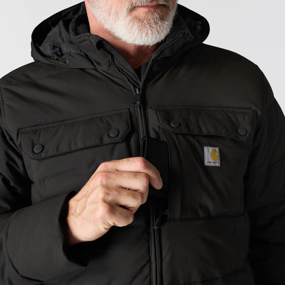 CHA-C10 (Carhartt livingston loose fit insulated jacket black)  826916896