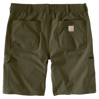 CHA-W9 (Carhartt relaxed 10" carhartt force ripstop cargo shorts burnished logs) 82698320