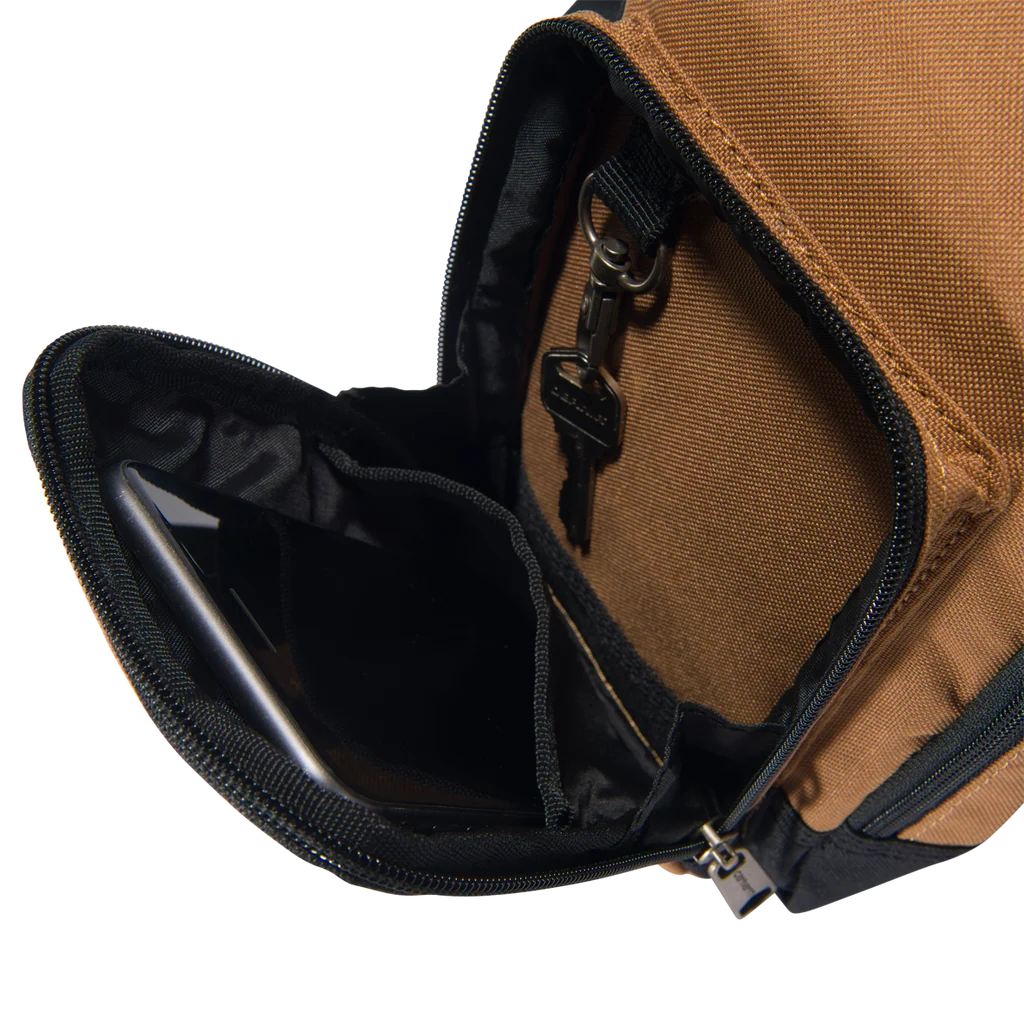 CHE-E1 (Carhartt unisex crossbody zip bag carhartt brown) 92694582