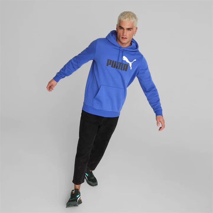 PA-S8 (Puma essentials + 2 colour big logo fleece hoodie royal sapphire) 82394500 PUMA