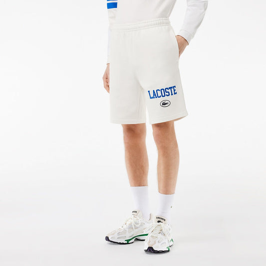 LCA-H21 (Lacoste french iconics nb regular fit jogger shorts white) 112497391