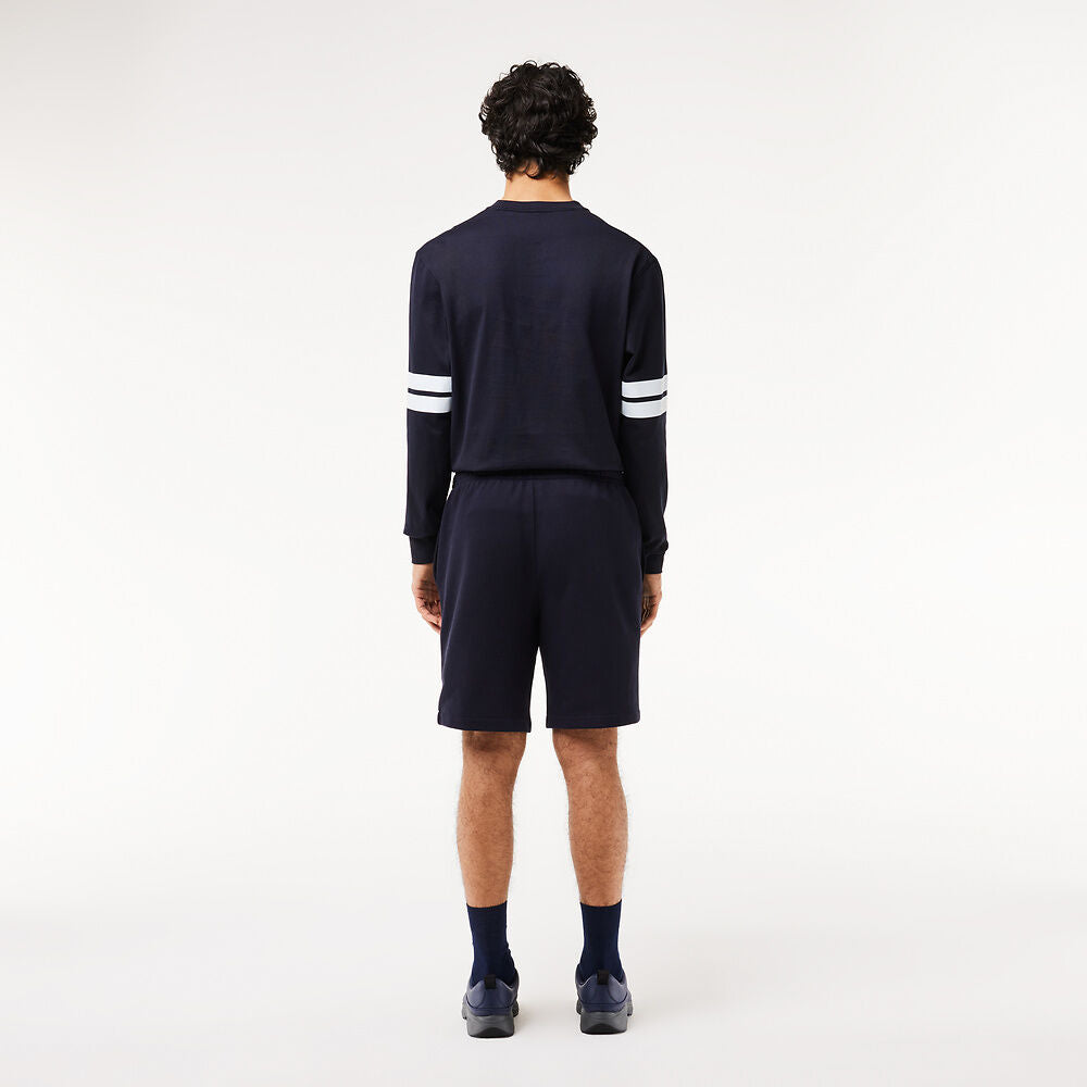 LCA-I21 (Lacoste french iconics nb regular fit jogger shorts navy blue) 112497391