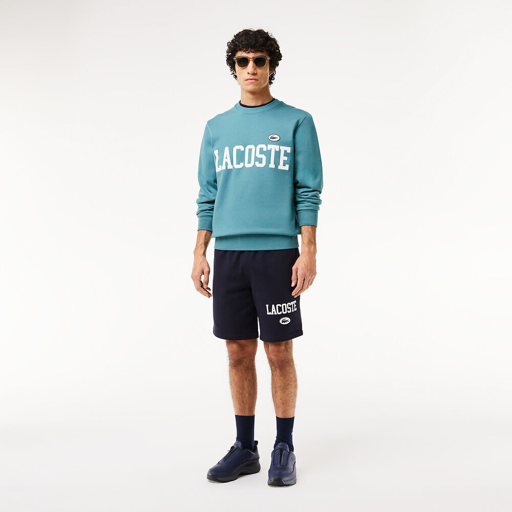 LCA-I21 (Lacoste french iconics nb regular fit jogger shorts navy blue) 112497391