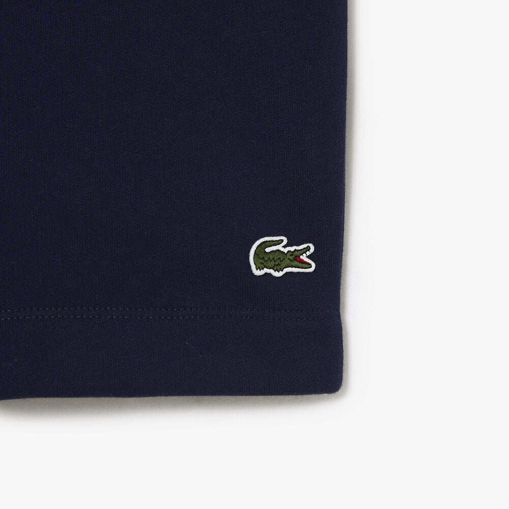 LCA-Q15 (Lacoste cotton fleece shorts navy) 22396087 LACOSTE