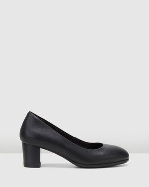 HP-Z2 (Hush puppies the block heel black) 42397389 HUSH PUPPIES