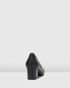 HP-Z2 (Hush puppies the block heel black) 42397389 HUSH PUPPIES