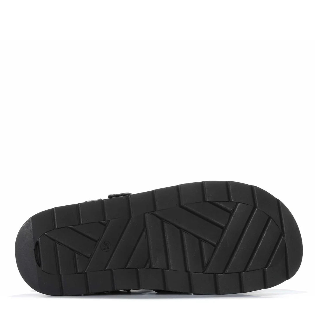 HP-Y4 (Hush puppies men's invicta sandals black) 82697435